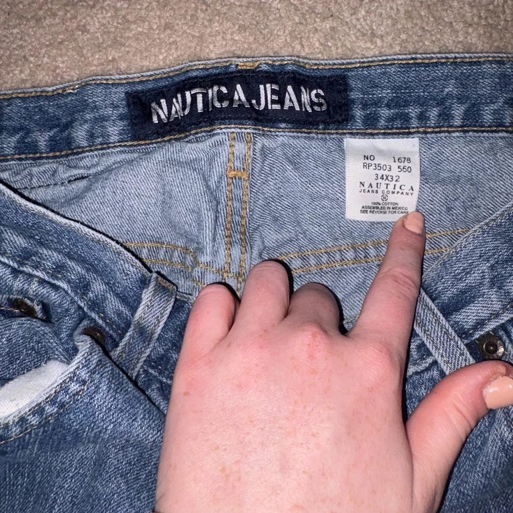 Nautica Classic Blue Denim 100% Cotton Jeans ❤️